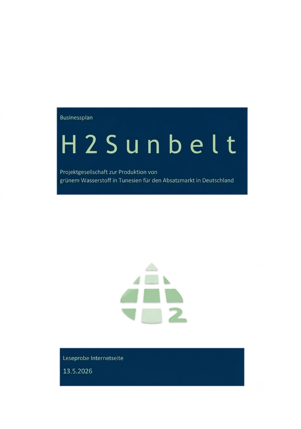 H2 Sunbelt – Grüner Wasserstoff – Standort & Infrastruktur pdf